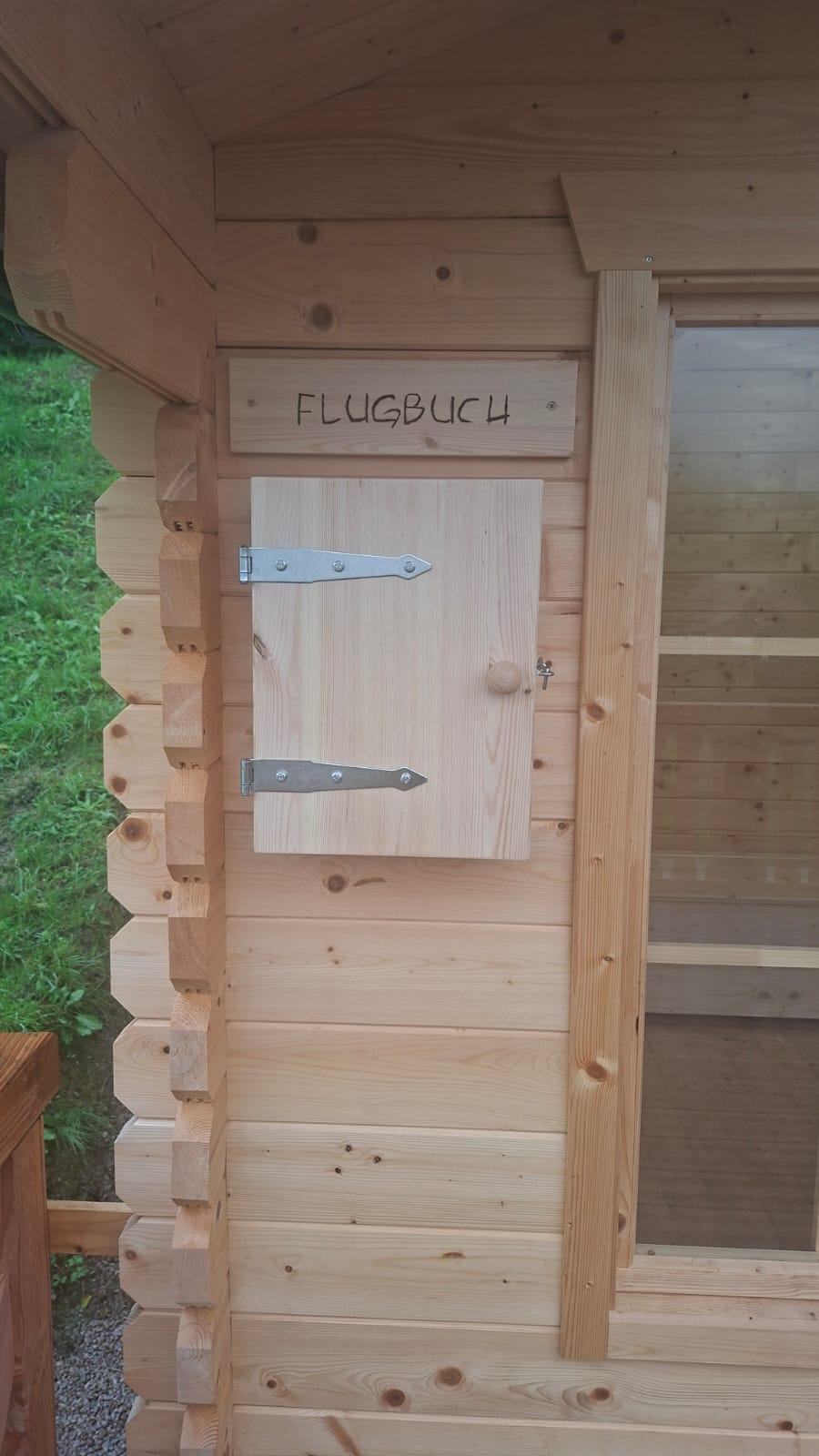 Position Flugbuch Landeplatzhütte